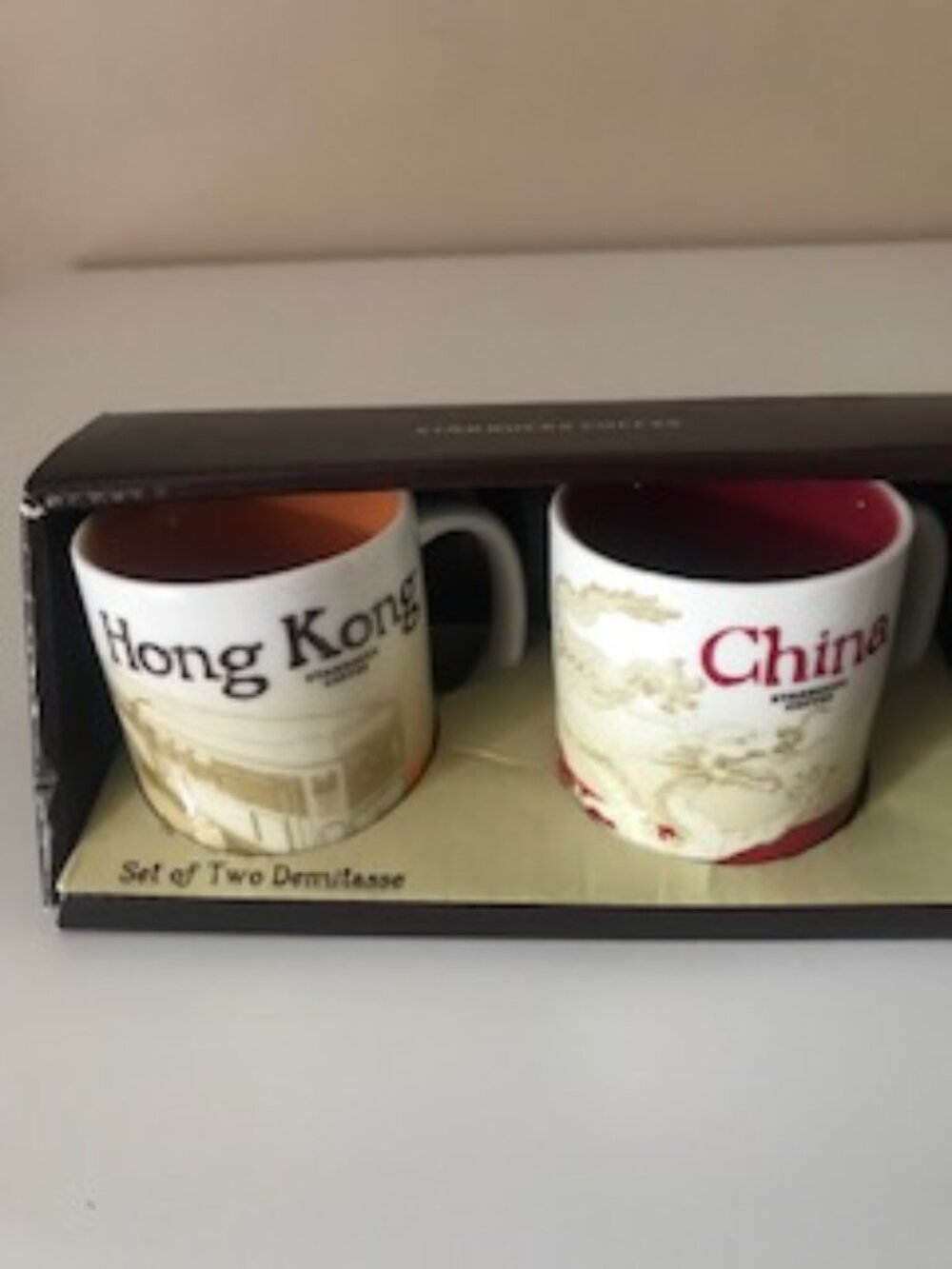 RARE - Starbucks Demitasse/Espresso Mugs - NEW IN BOX